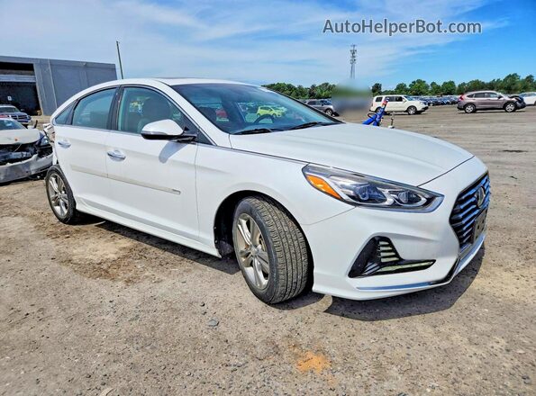 5NPE34AF6JH621089 2018 HYUNDAI SONATA Белый Передняя правая четверть