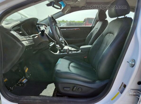 5NPE34AF6JH621089 2018 HYUNDAI SONATA Белый Вид салона спереди