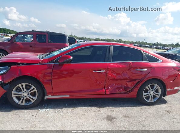 5NPE34AF6JH634344 2018 HYUNDAI SONATA Red 