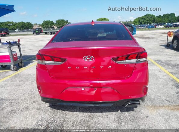 5NPE34AF6JH634344 2018 HYUNDAI SONATA Red 