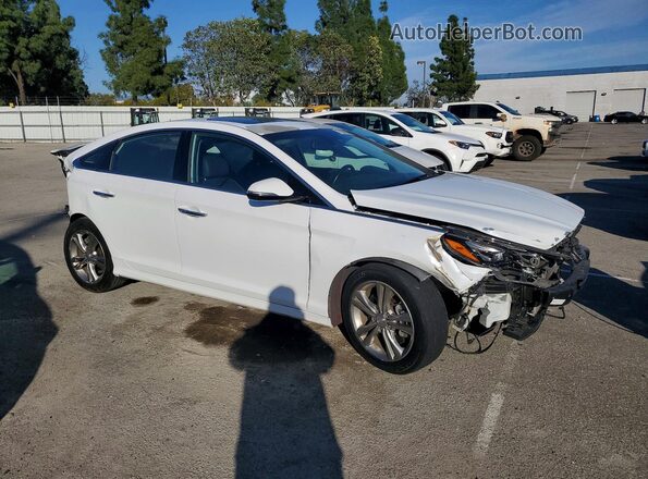 5NPE34AF6JH652424 2018 HYUNDAI SONATA White 