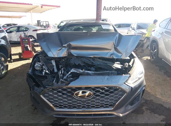 5NPE34AF6JH659244 2018 HYUNDAI SONATA Gray Widok z przodu