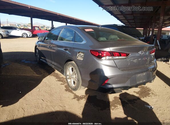 5NPE34AF6JH659244 2018 HYUNDAI SONATA Gray Tył lewy