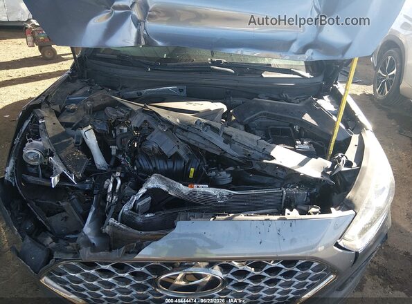 5NPE34AF6JH659244 2018 HYUNDAI SONATA Gray Widok z tyłu