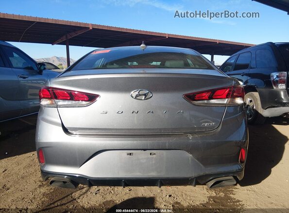 5NPE34AF6JH659244 2018 HYUNDAI SONATA Gray 