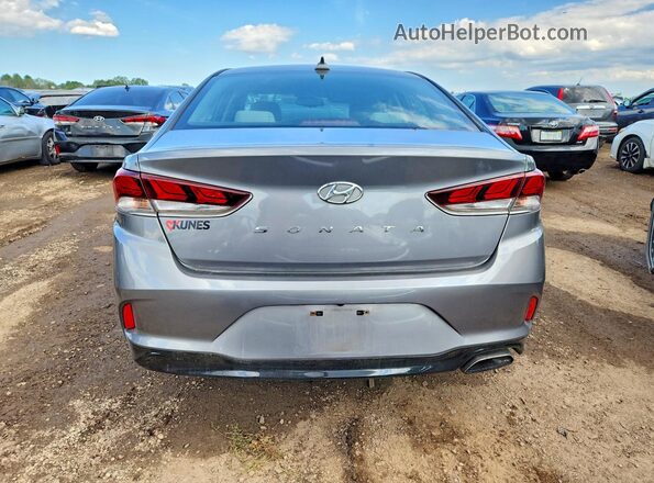 5NPE34AF6JH659261 2018 HYUNDAI SONATA Gray Հետևի տեսք