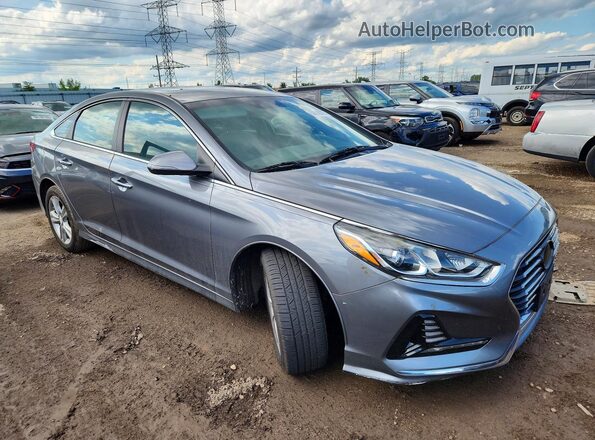 5NPE34AF6JH659261 2018 HYUNDAI SONATA Gray Առջևի աջ