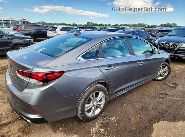 5NPE34AF6JH659261 2018 HYUNDAI SONATA Gray Հետևի աջ