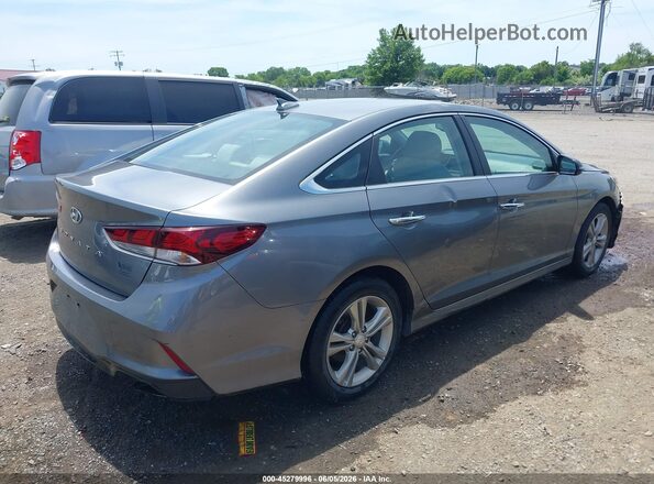 5NPE34AF6JH668753 2018 HYUNDAI SONATA Gray Rear right