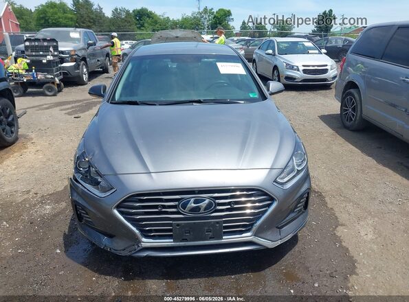 5NPE34AF6JH668753 2018 HYUNDAI SONATA Gray Instrument cluster view