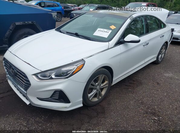 5NPE34AF6JH675170 2018 HYUNDAI SONATA White Front left