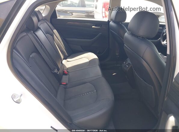 5NPE34AF6JH696231 2018 HYUNDAI SONATA White Vista de la etiqueta del VIN
