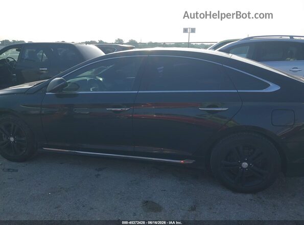 5NPE34AF6JH701881 2018 HYUNDAI SONATA Black 360 interior view