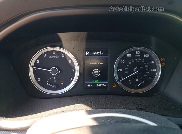 5NPE34AF6JH712900 2018 HYUNDAI SONATA Gray 