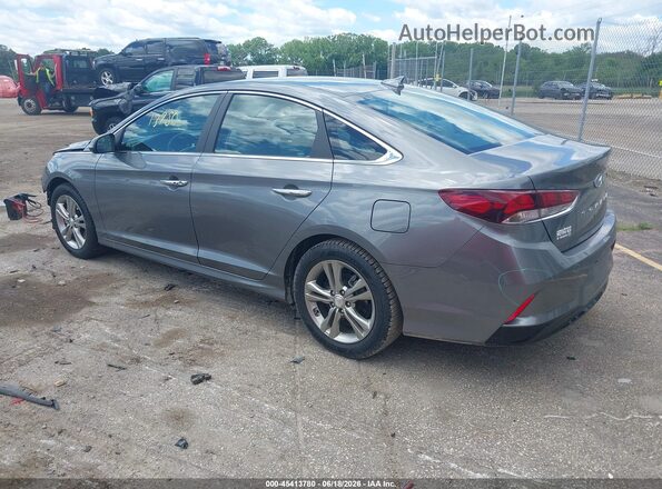 5NPE34AF6KH755330 2019 HYUNDAI SONATA Gray Задня ліва чверть