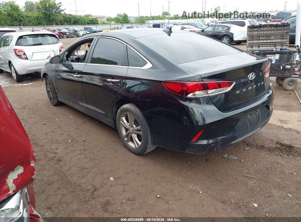 5NPE34AF6KH756591 2019 HYUNDAI SONATA Black Rear left