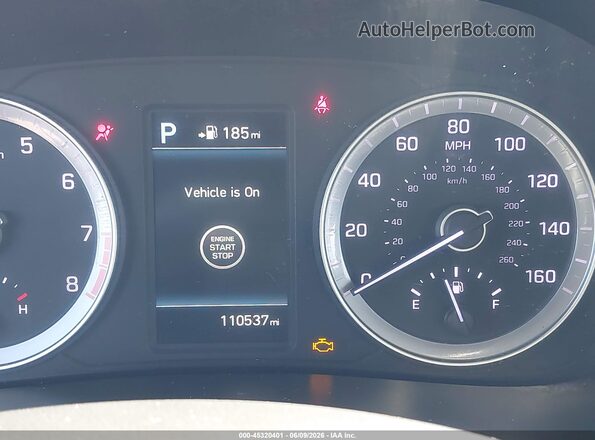 5NPE34AF6KH763752 2019 HYUNDAI SONATA Черный Вид задних сидений