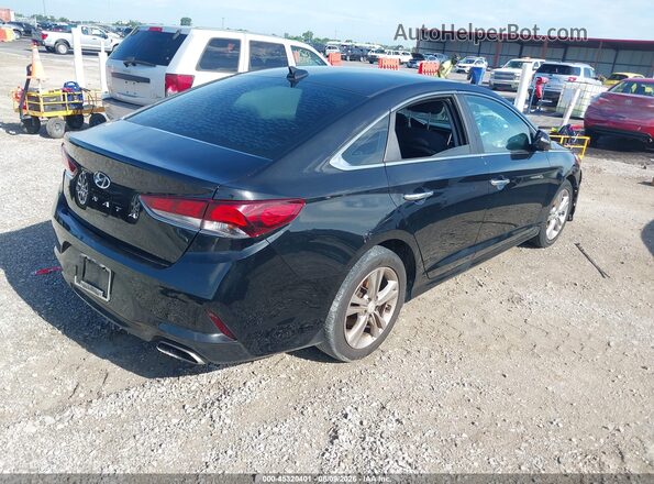 5NPE34AF6KH763752 2019 HYUNDAI SONATA Черный Задняя правая четверть