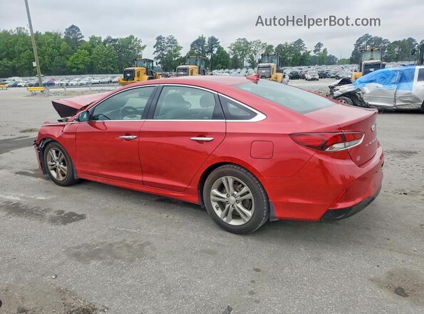 5NPE34AF6KH766974 2019 HYUNDAI SONATA Red Tył lewy