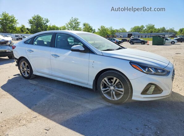 5NPE34AF6KH812187 2019 HYUNDAI SONATA White Передня права чверть
