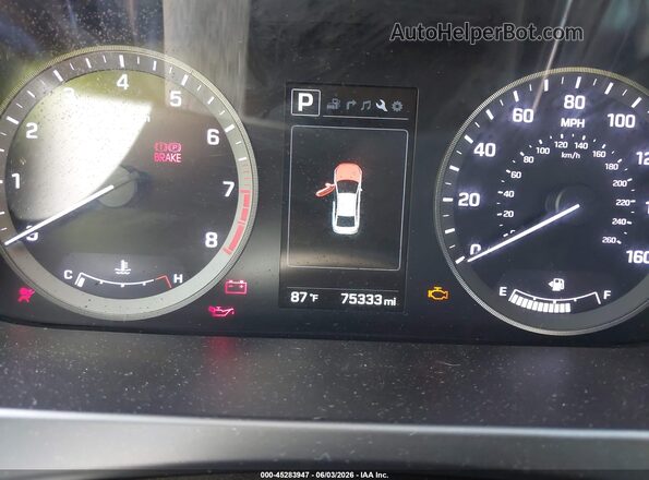 5NPE34AF7GH283601 2016 HYUNDAI SONATA Black 