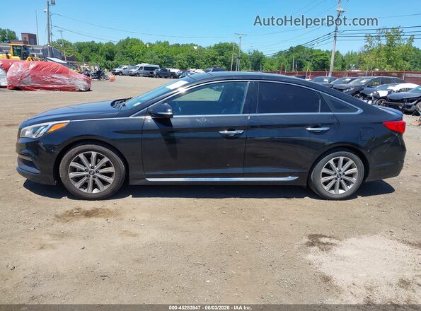 5NPE34AF7GH283601 2016 HYUNDAI SONATA Black Widok wnętrza 360 stopni