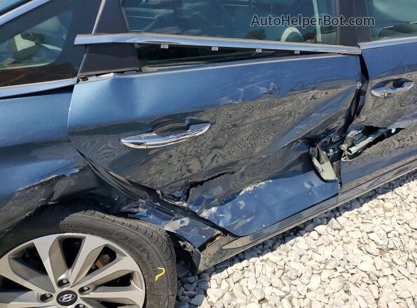 5NPE34AF7GH290130 2016 HYUNDAI SONATA Синий 