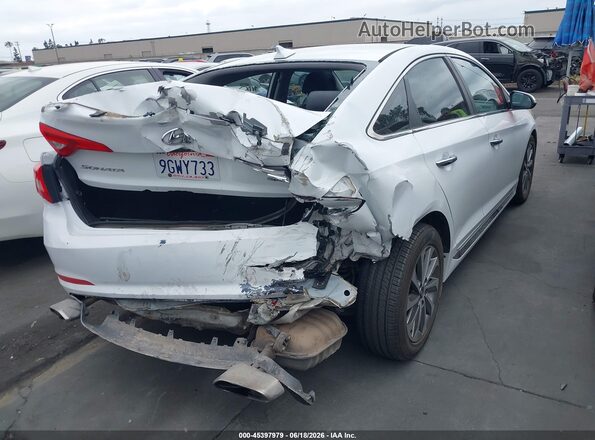 5NPE34AF7GH316130 2016 HYUNDAI SONATA White Задня права чверть