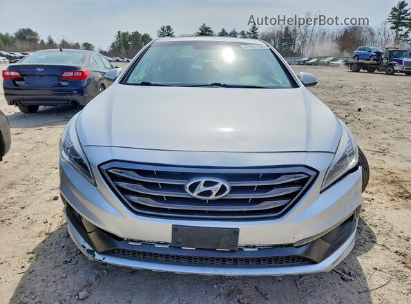 5NPE34AF7GH368194 2016 HYUNDAI SONATA Silver წინა ხედი