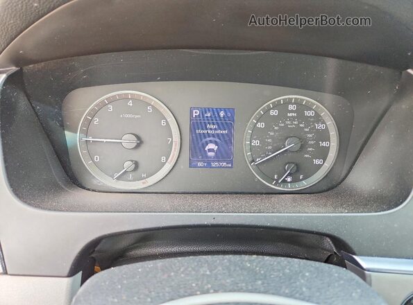 5NPE34AF7GH368194 2016 HYUNDAI SONATA Silver ხელსაწყოთა პანელის ხედი
