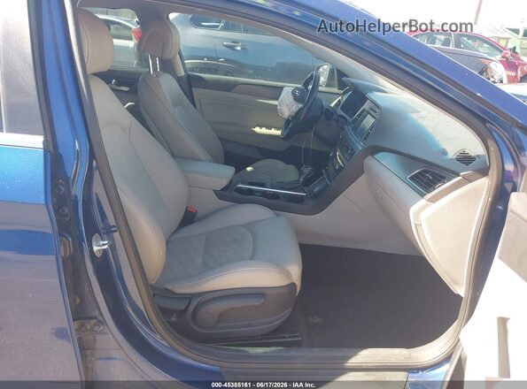 5NPE34AF7GH395007 2016 HYUNDAI SONATA Blue Սալոնի դիմացի տեսք
