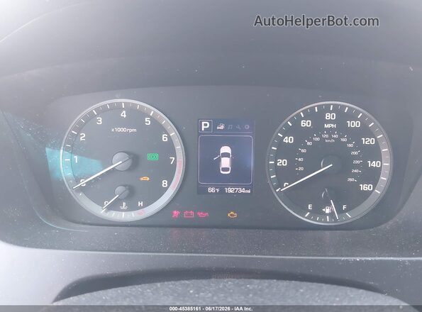 5NPE34AF7GH395007 2016 HYUNDAI SONATA Blue Հետևի նստատեղերի տեսք