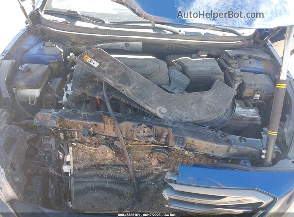 5NPE34AF7GH395007 2016 HYUNDAI SONATA Blue Հետևի տեսք