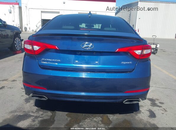 5NPE34AF7GH395007 2016 HYUNDAI SONATA Blue 
