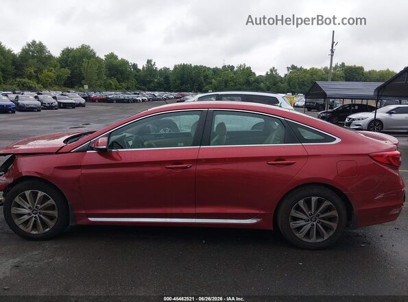 5NPE34AF7HH448449 2017 HYUNDAI SONATA Red სალონის 360-გრადუსიანი ხედი
