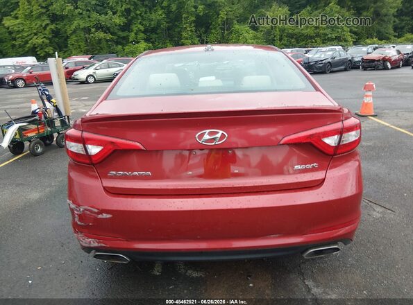 5NPE34AF7HH448449 2017 HYUNDAI SONATA Red 