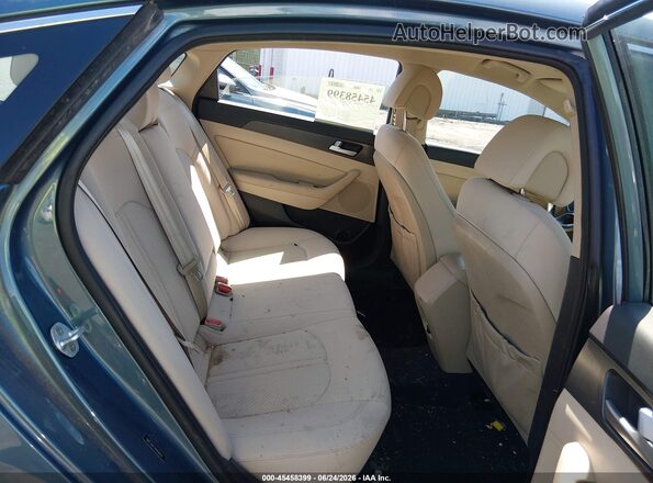 5NPE34AF7HH458074 2017 HYUNDAI SONATA Blue Vista de la etiqueta del VIN