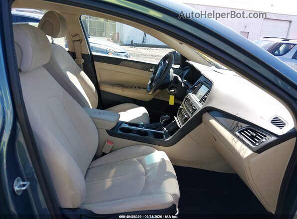 5NPE34AF7HH458074 2017 HYUNDAI SONATA Blue Vista interior delantera