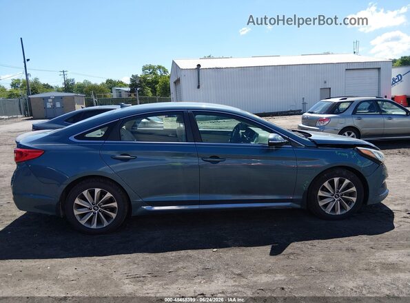 5NPE34AF7HH458074 2017 HYUNDAI SONATA Blue Vista interior trasera