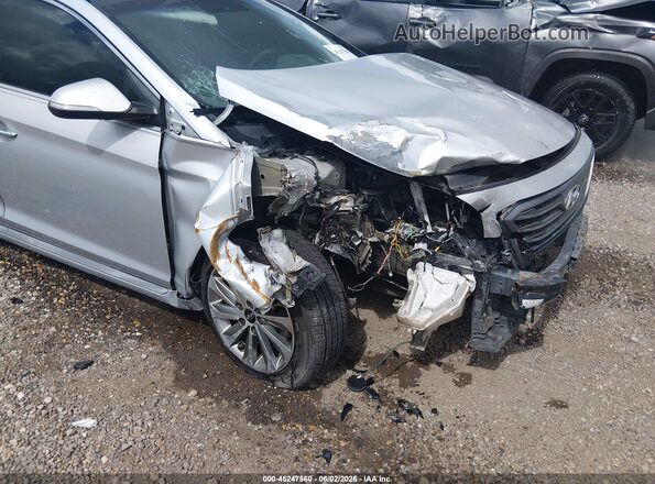 5NPE34AF7HH474968 2017 HYUNDAI SONATA Silver Vista frontal