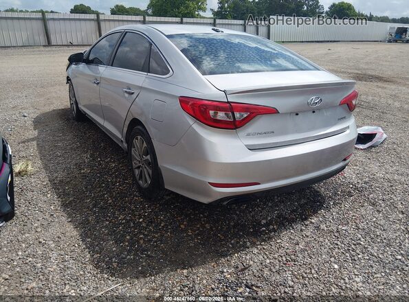 5NPE34AF7HH474968 2017 HYUNDAI SONATA Silver Trasero izquierdo