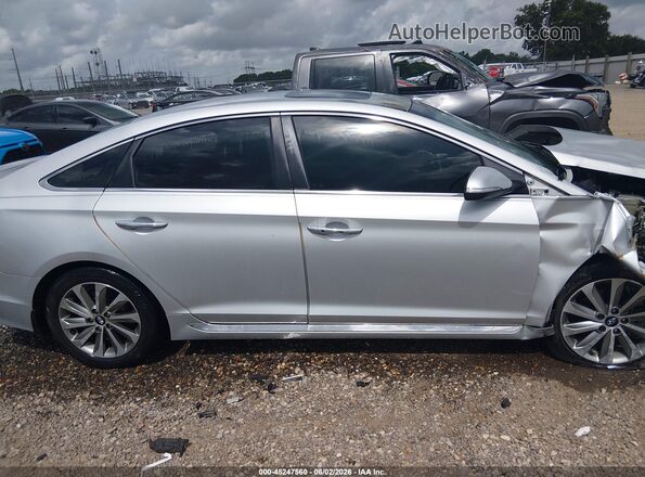 5NPE34AF7HH474968 2017 HYUNDAI SONATA Silver Vista interior de 360 grados