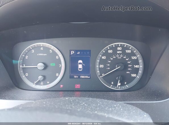 5NPE34AF7HH483590 2017 HYUNDAI SONATA Silver Вид задніх сидінь