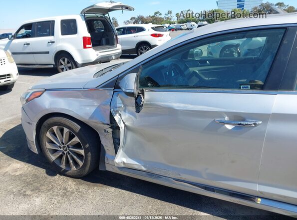 5NPE34AF7HH483590 2017 HYUNDAI SONATA Silver Вид спереду