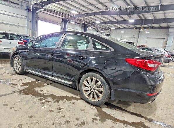 5NPE34AF7HH488532 2017 HYUNDAI SONATA Black უკანა მარცხენა