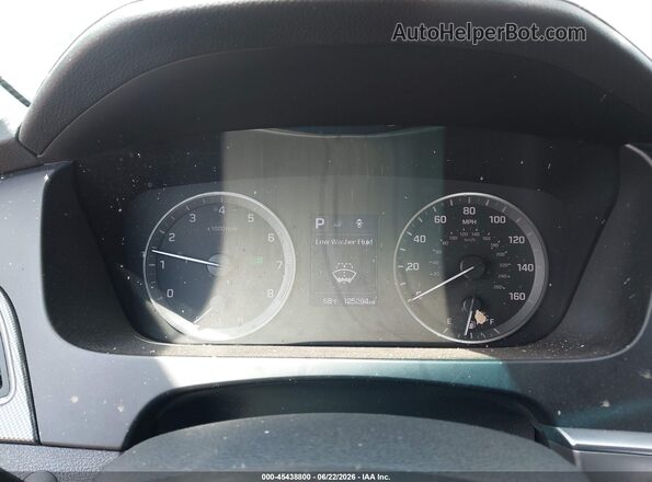 5NPE34AF7HH499062 2017 HYUNDAI SONATA Black Widok tylnych siedzeń