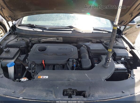 5NPE34AF7HH499062 2017 HYUNDAI SONATA Black Widok z tyłu