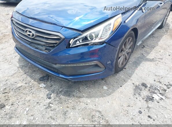 5NPE34AF7HH546767 2017 HYUNDAI SONATA Blue Դիմացի տեսք