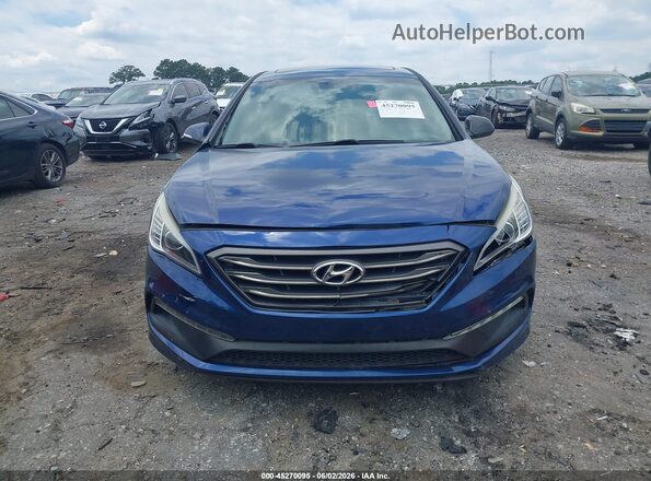 5NPE34AF7HH546767 2017 HYUNDAI SONATA Blue Սարքավորումների վահանակի տեսք