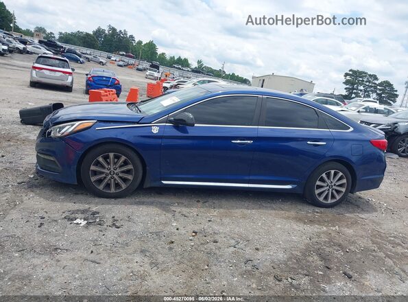 5NPE34AF7HH546767 2017 HYUNDAI SONATA Blue Սալոնի 360 աստիճան տեսք